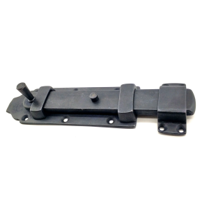 Antika Tarz Dekoratif Pirinç Yassı Kapı Sürgüsü - 55x215 Mm
