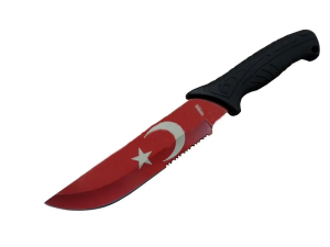 Ayyıldız Mf032 Rd Kırmızı Av Bıçağı 31cm - Testere Detaylı Bıçak
