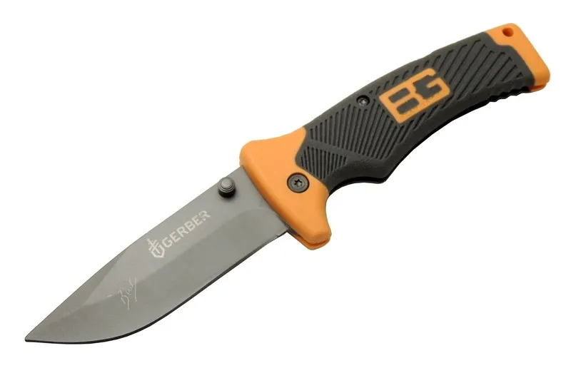 Bear Grylls 113 Turuncu Kamp Çakı 21cm - Manuel