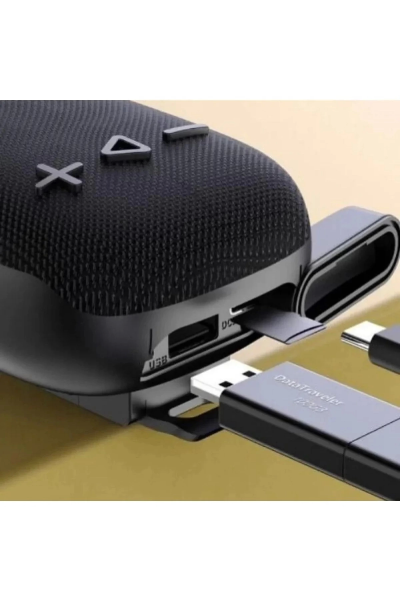 Bisiklet Motorsiklet Gidon Kemer Aparatlı Hafıza Kartı Usb Girişli Bluetooth Hoparlör - Görsel 4