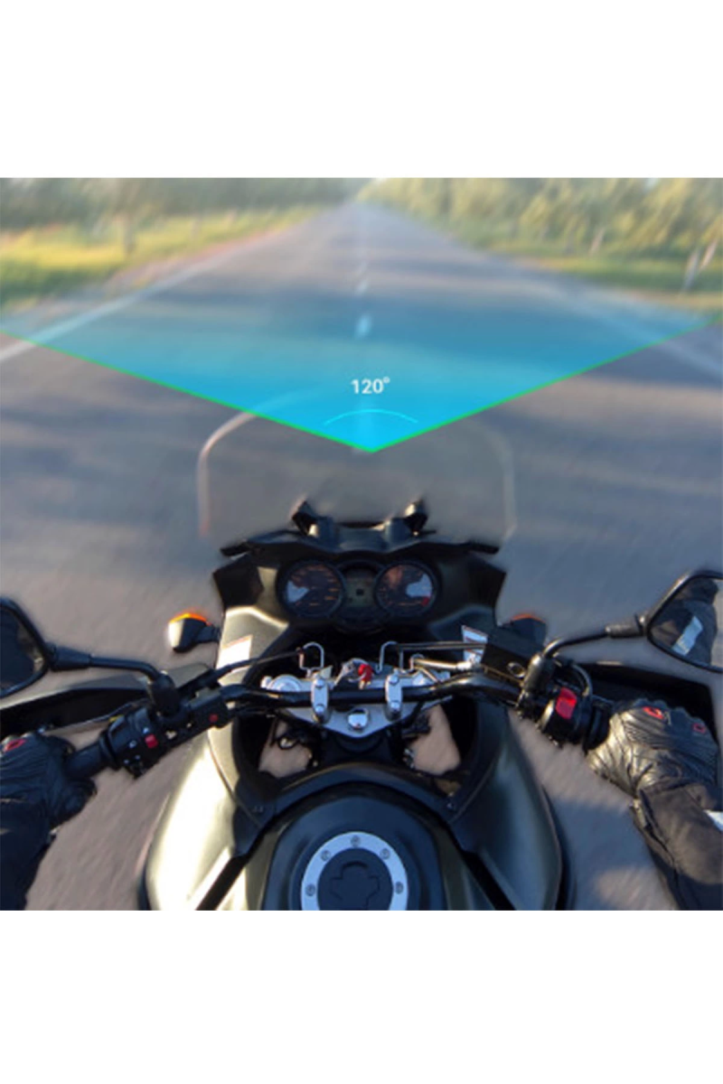Bt16 Motosiklet Kask Bluetooth Kulaklık 2000 Mah Batarya 1080p Hd Kamera Intercom Kulaklık Su Geçirmez - Görsel 6