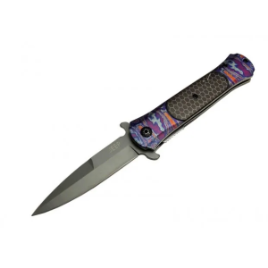Çakı Mor 22 Cm Yarı Otomatik