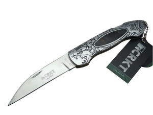 Cr 0124 Kamp Çakı 20 Cm - Metal Desenli Sap