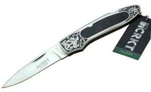 Cr 0128 Khv Kamp Çakı 18 Cm - Metal Desenli Sap