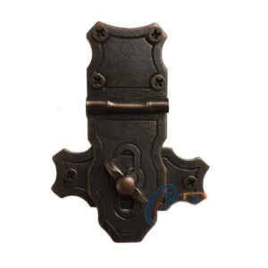 Dekoratif Anahtarlı Sandık Askısı - 40x55mm