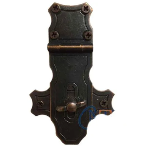 Dekoratif Anahtarlı Sandık Askısı - 40x65mm