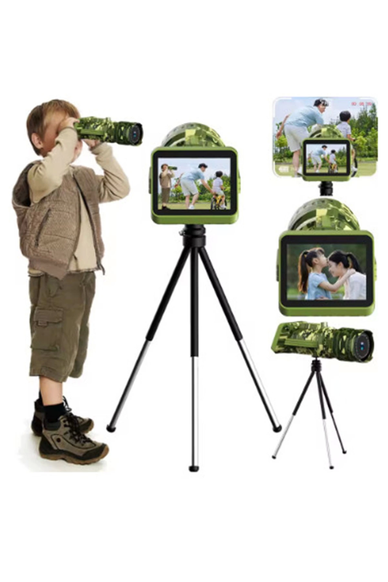 Digital Dürbün 8,0 Megapixel, 2.0 Lcd Hd Uzun Menzilli Taşınabilir 1080px720p Tripodlu Dürbün - Görsel 7