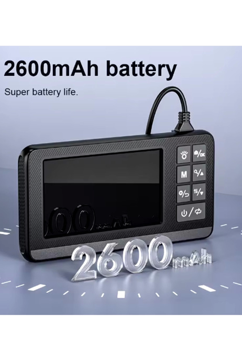 Ekranlı Çift Kameralı 10 Mt Sert Kablo Endoskop Kamera 8 Mm 4.3 Inc Hafıza Kart Destekli - Görsel 5