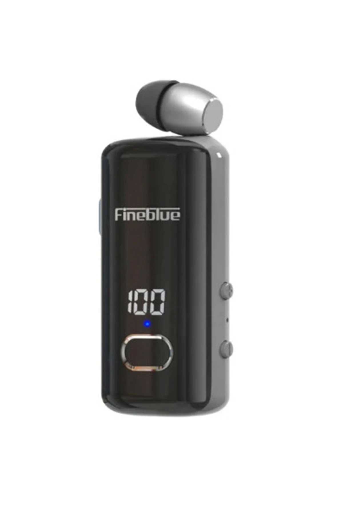 F580 Dijital Göstergeli Makaralı Titreşimli Bluetooth Kulaklık Siyah