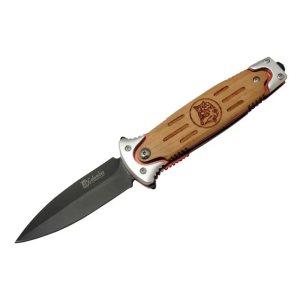Fs 11033 Kahverengi Kurtarma / Kamp Çakısı 20cm - Yarı Otomatik