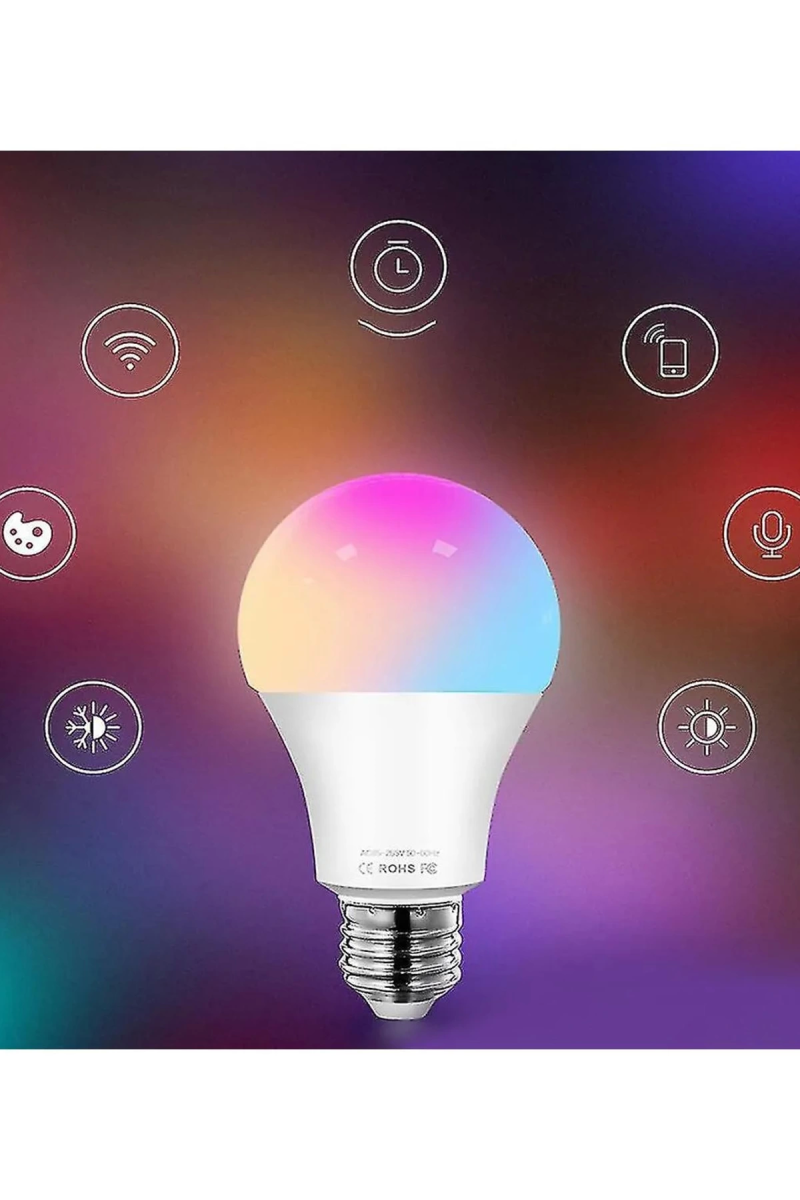 Akıllı Rgb Led Lamba Ampul 9w 50hz 800 Lümen - Görsel 3