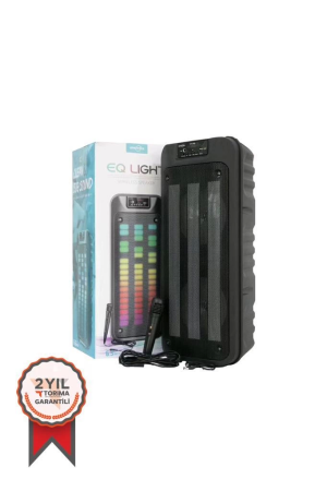 Gts-1852 Taşınabilir Rgb Ledli Bluetooth Hoparlör Usb-tf Siyah