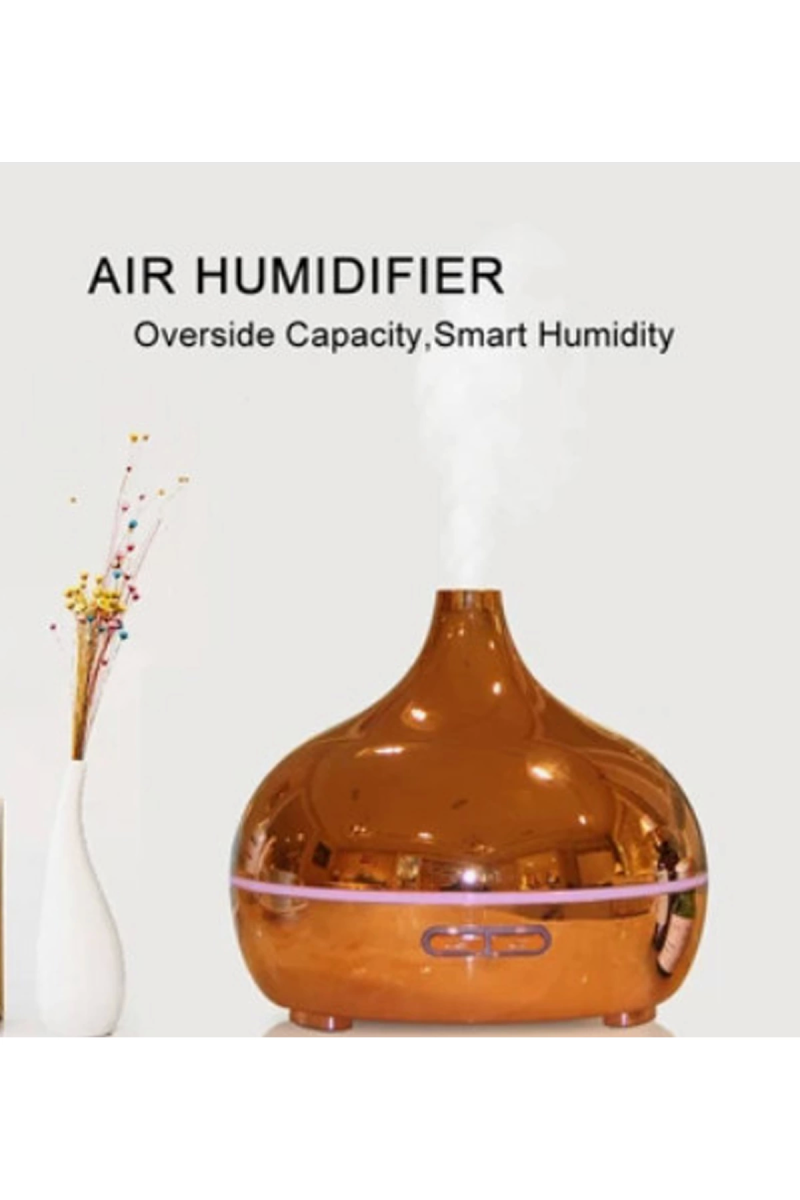 Hava Nemlendirici Parlak Gold Aromatik Oda Kokusu 550 Ml Kahve Aroma Difüzörü Buhar Nemlendırıcı - Görsel 4