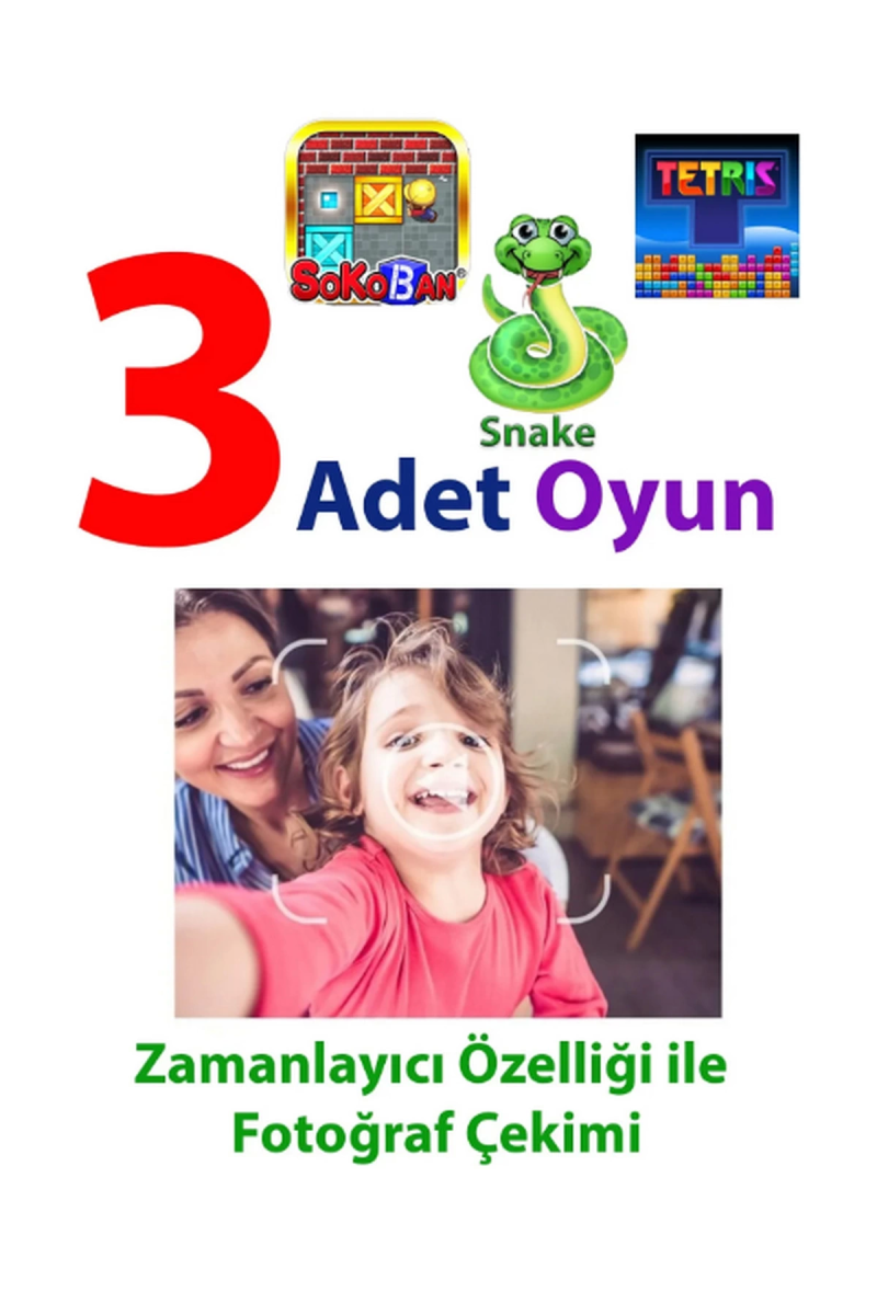 Hd Kamera Karikatür Tripodlu Çocuk Dijital Kamera Fotoğraf Makinası 1080p Video Kaydedici 2.0 İnç - Görsel 5