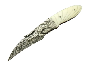 Knives Dms Bk-3208 Carves Damascus Kamp Çakı 23 Cm - Kılıflı
