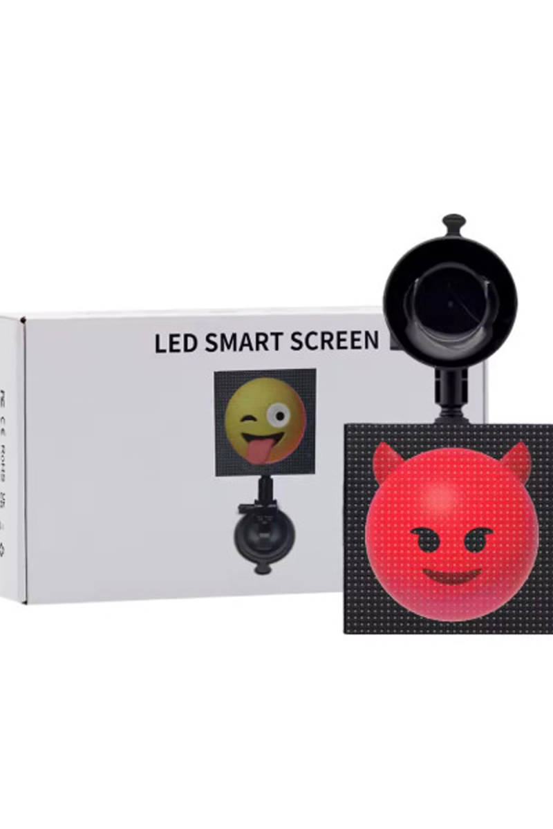 Led Ekran Matrix Panel Cama Yapışan Araba Yazısı 13*13 Cm - Görsel 6