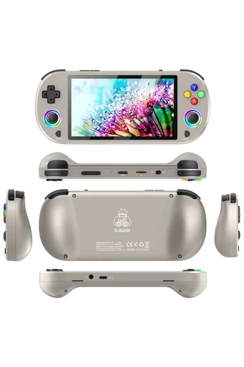 M22 Pro Retro Oyun Konsolu 5.0 ’’ıps Ekran Dahili 20000+ Oyun Emülatörleri Rgb Led Joystick - Görsel 2
