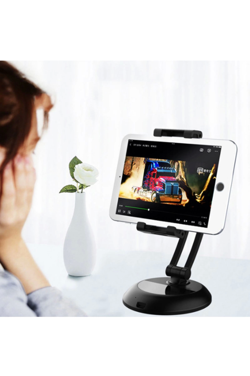 Masa Üstü 360 Derece Ayarlanabilir Tablet Tutucu Telefon Standı 6.3’’- 11 İnç’’ Masaüstü Tablet - Görsel 2