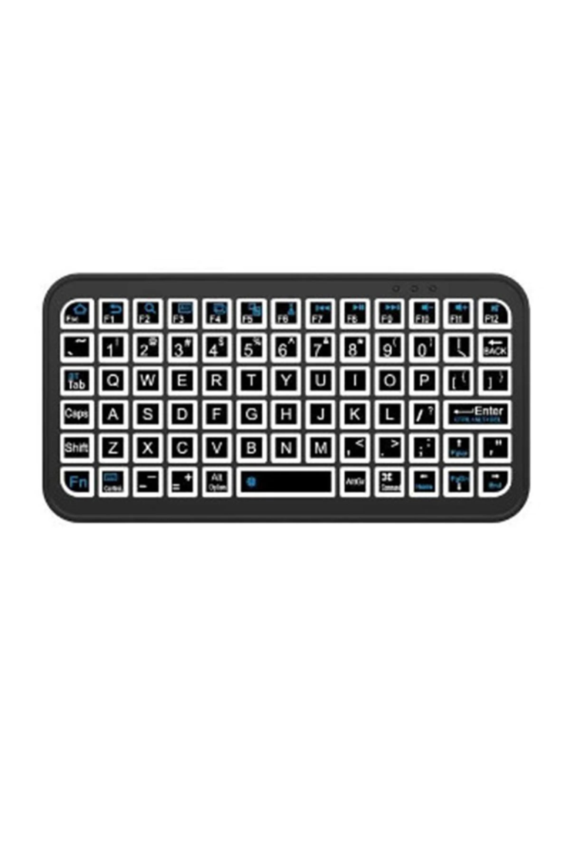 Mini Klavye Smarttv Işıklı Bluetooth Kablosuz Televizyon Ps3 Dizüstü Tabletler Ve Telefonlar İçin - Görsel 7