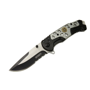 Mx10 Gri Testereli Outdoor Çakı 21 Cm - Otomatik