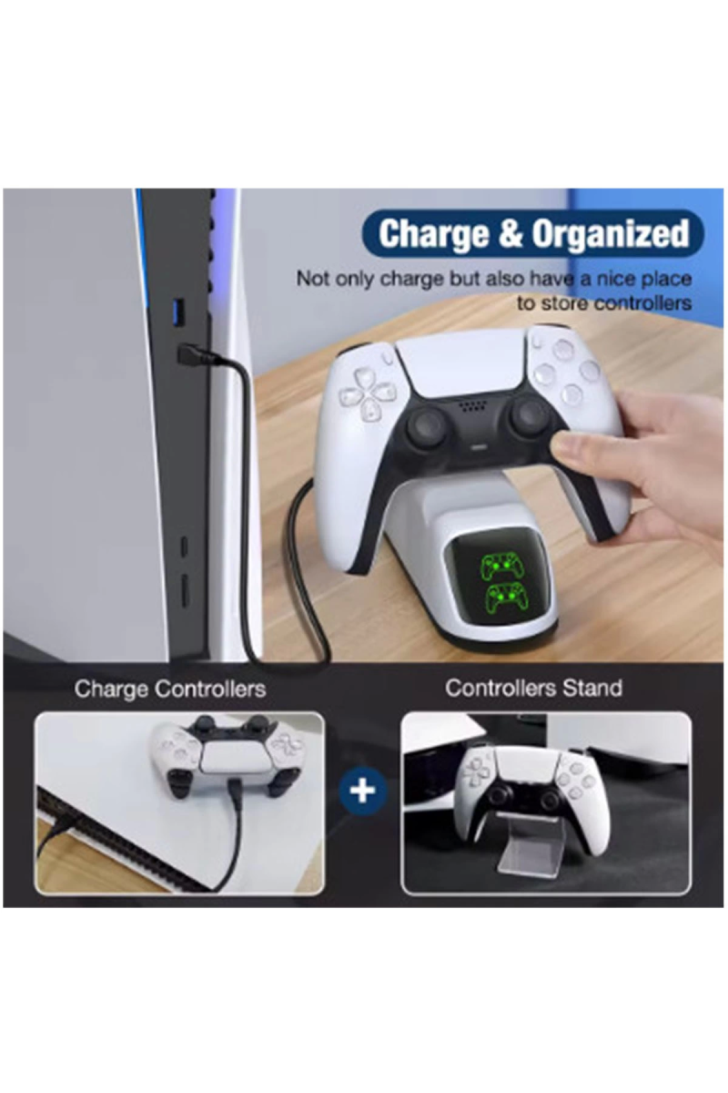 Ps5 Dualsense Şarj Istasyonu Playstation 5 Uyumlu Charging Station - Görsel 4