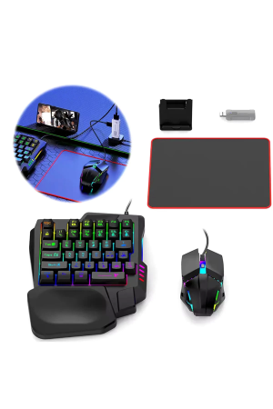 Pubg Mobil Oyun Kiti 5in1 Bt5.3 Klavye Mouse Dönüştürücü Seti Pugb Seti