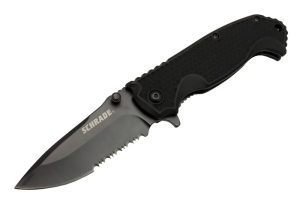 Schrade 5-1 Siyah Kamp Çakı 20cm- Yarı Otomatik