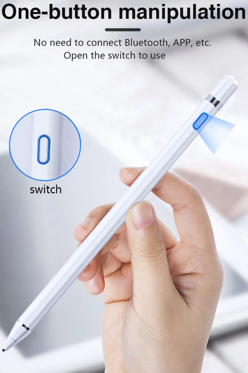 Sensitivity Stylus Dokunmatik Kalem Çizim Ve Tasarım Tablet Kalemi Tüm Cihazlara Uyumlu 1.45mm Uç - Görsel 4