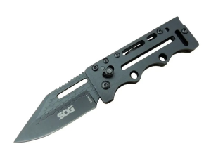 Sog Ac77bk Siyah Yaprak Kamp Çakı 15 Cm - Metal Sap