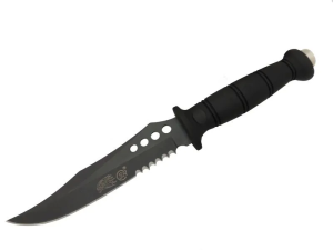 Sr S008b Lejyoner Tırtıklı Outdoor Bıçağı 29 Cm - Kauçuk Sap