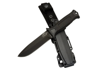 Tiger Tactical Htm 1041 A Siyah Outdoor / Survival Bıçak 27cm - Kauçuk Sap