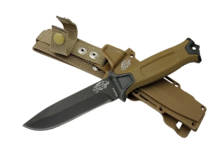 Tiger Tactical Htm 1041 B Kahverengi Outdoor / Survival Bıçak 27cm - Kauçuk Sap