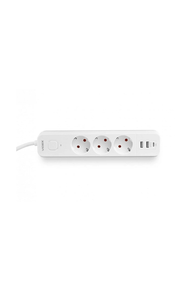 Akım Korumalı 3’lü Priz 2xusb 1xtype-c 3680w Girişli Uzatma Kablolu Priz Ftr16 - Görsel 4
