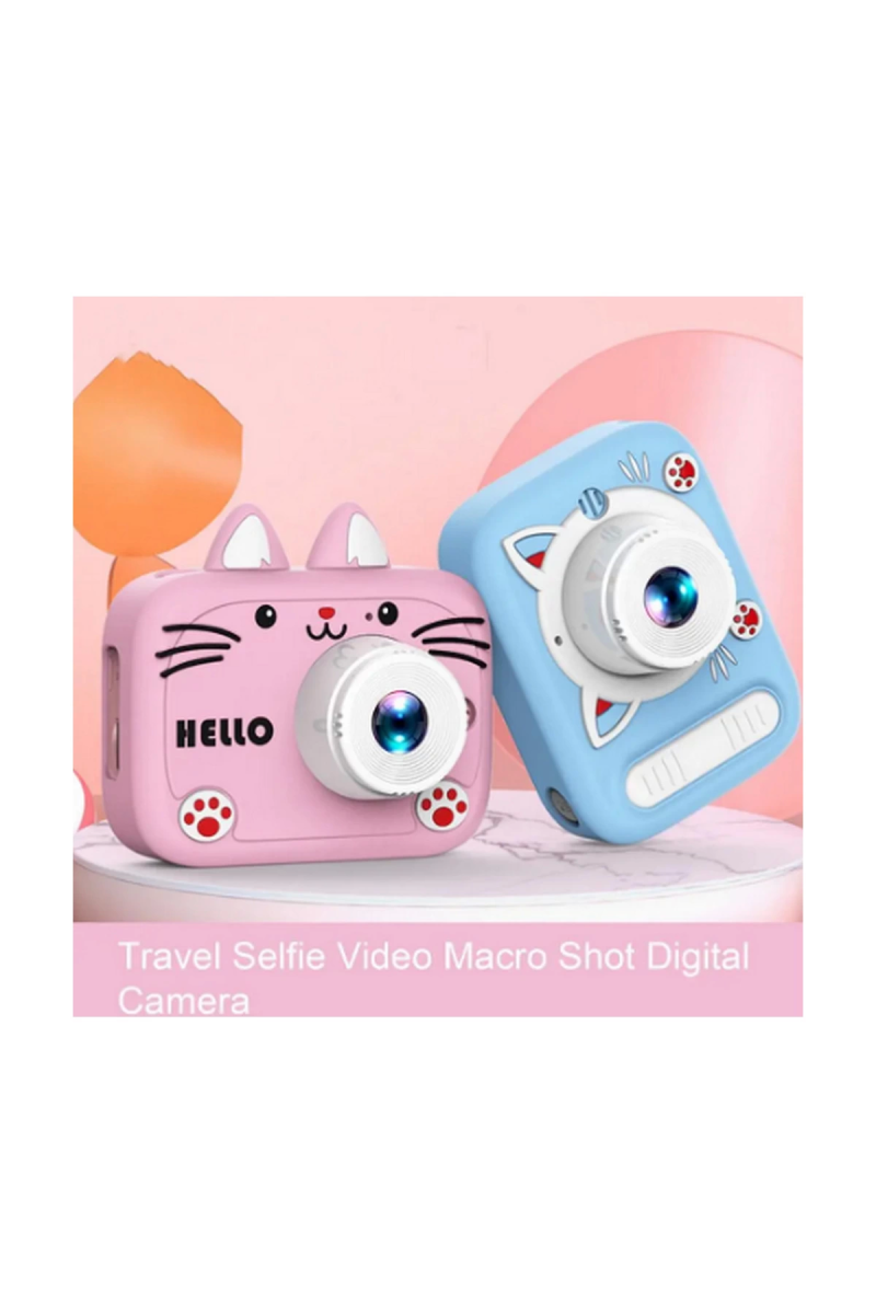 Hello Çocuk Dijital Fotoğraf Makinası 20 Mp Video Kaydedici 2.0 İnç Çift Kameralı Ks-102 - Görsel 3