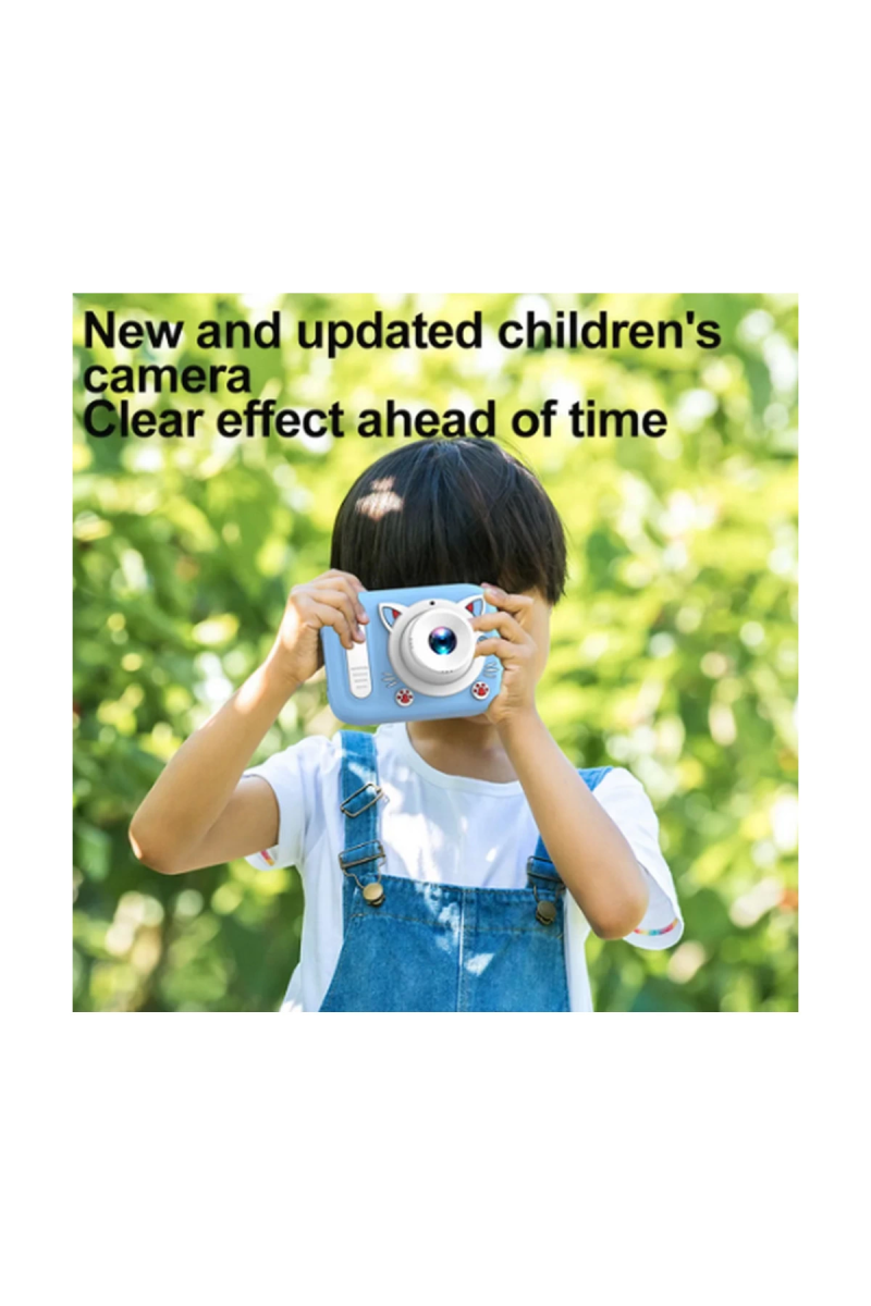 Hello Çocuk Dijital Fotoğraf Makinası 20 Mp Video Kaydedici 2.0 İnç Çift Kameralı Ks-102 - Görsel 4