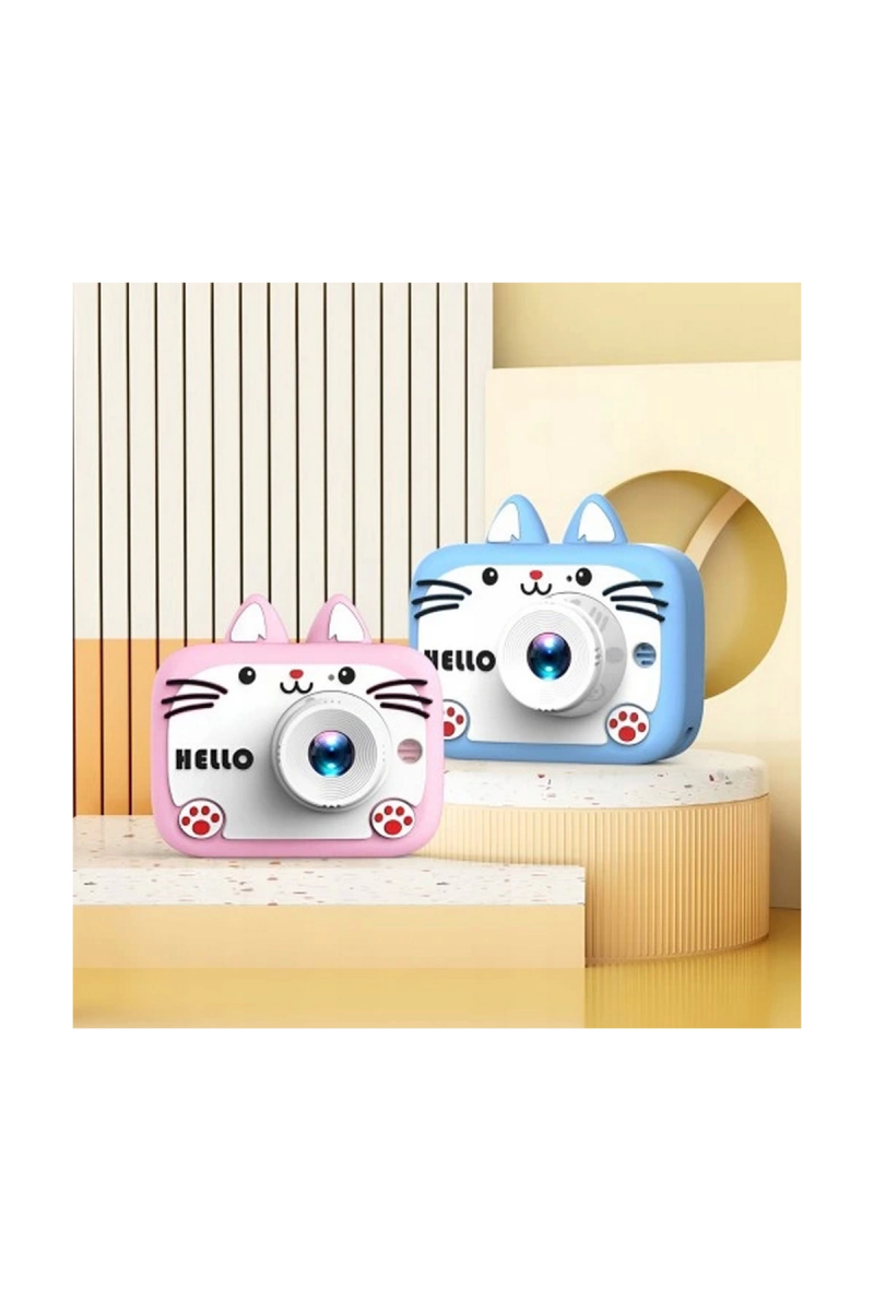 Hello Çocuk Dijital Fotoğraf Makinası 20 Mp Video Kaydedici 2.0 İnç Çift Kameralı Ks-102 - Görsel 6