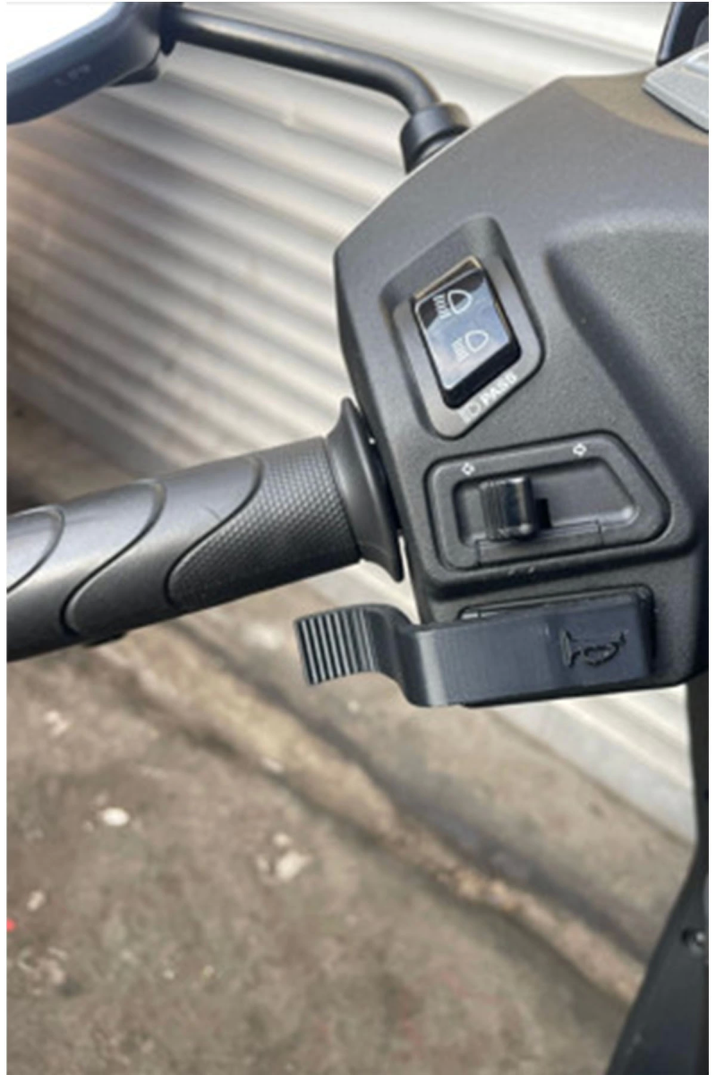 Honda Activa 125 Korna Düğmesi Uzatma Kolu - Özel 3d Tasarım - Görsel 2