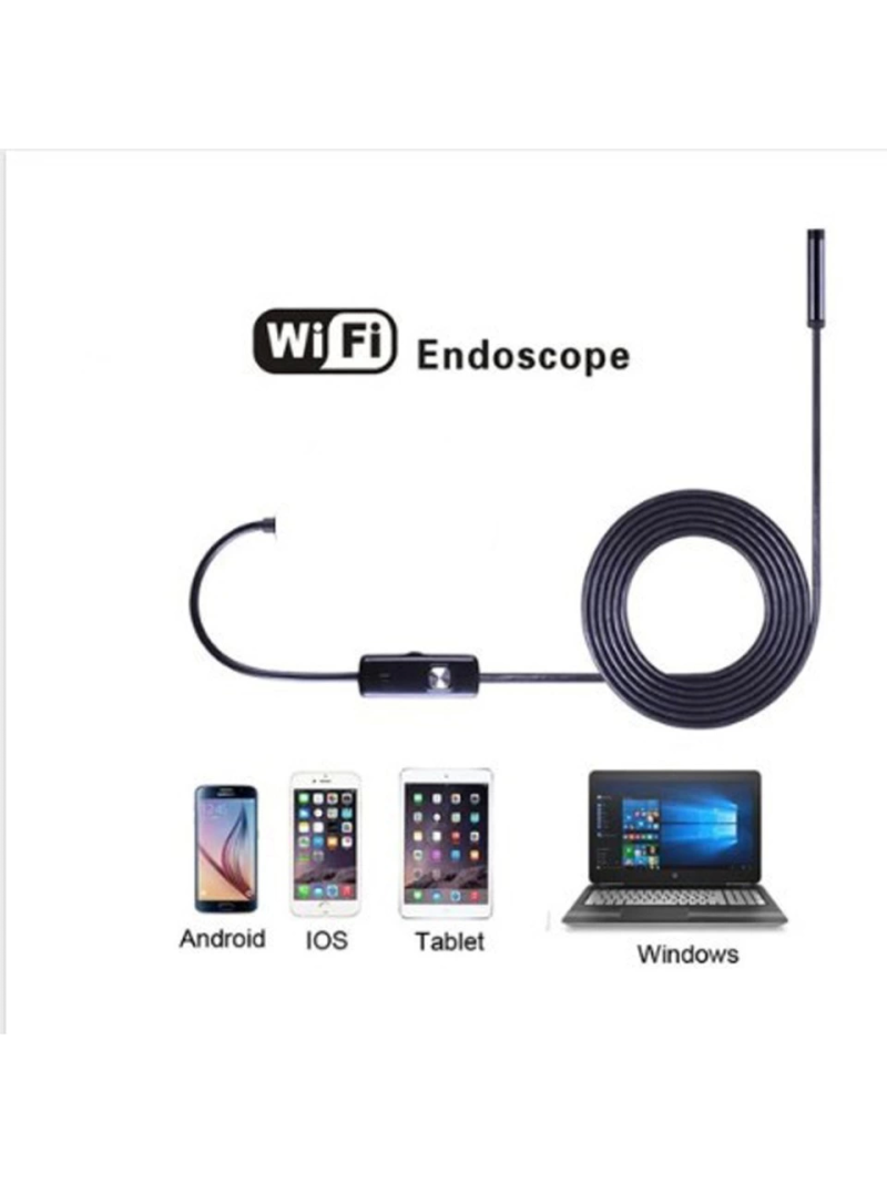 Wifi Endoskop Kablosuz Yılan Kamera 10 Metre Android Ios Windows - Görsel 2