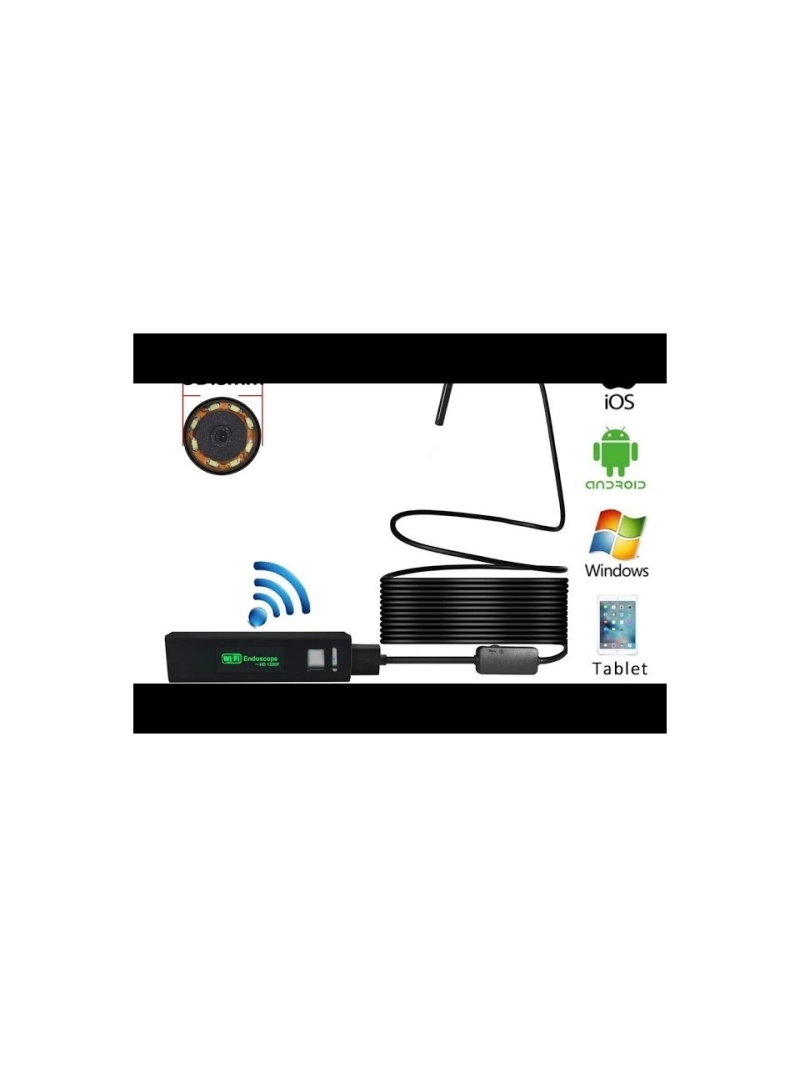 Wifi Endoskop Kablosuz Yılan Kamera 10 Metre Android Ios Windows - Görsel 4