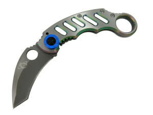 X05bl Gümüş Karambit 17 Cm - Metal Saplı