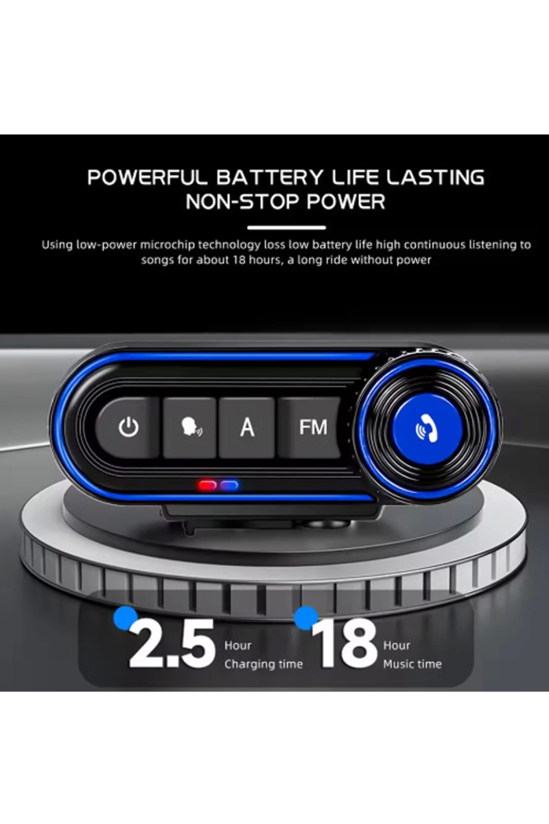 Bt36 Kask Kulaklık Bluetooth Motosiklet Kulaklık Intercom 5.3 - Görsel 4