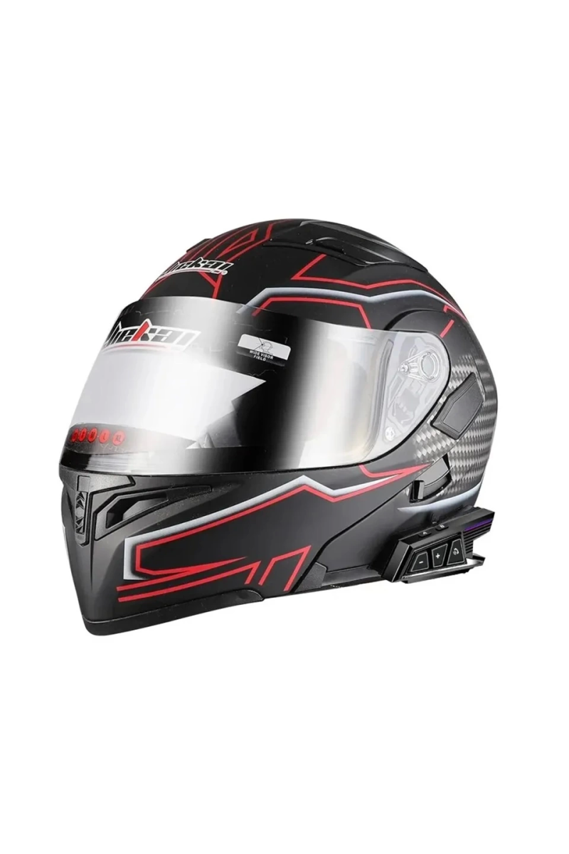 Bt40 Kask Kulaklık Bluetooth Motosiklet Kulaklık Intercom 5.3 - Görsel 3