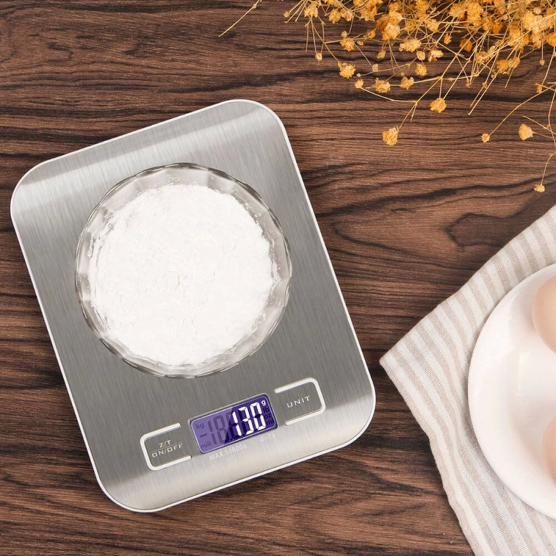 Lüx Dijital Mutfak Terazisi 5 Kg 1 Gr Hassas Paslanmaz Çelik + Pil - Görsel 2