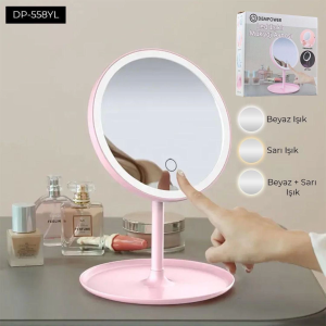 Oval Işıklı Makyaj Aynası