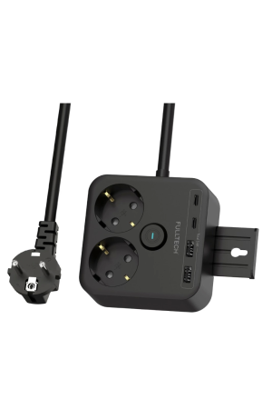 Termal Akım Korumalı Isıya Dayanıklı 2’li Du Tipi Priz 2x Usb 2x Type-c