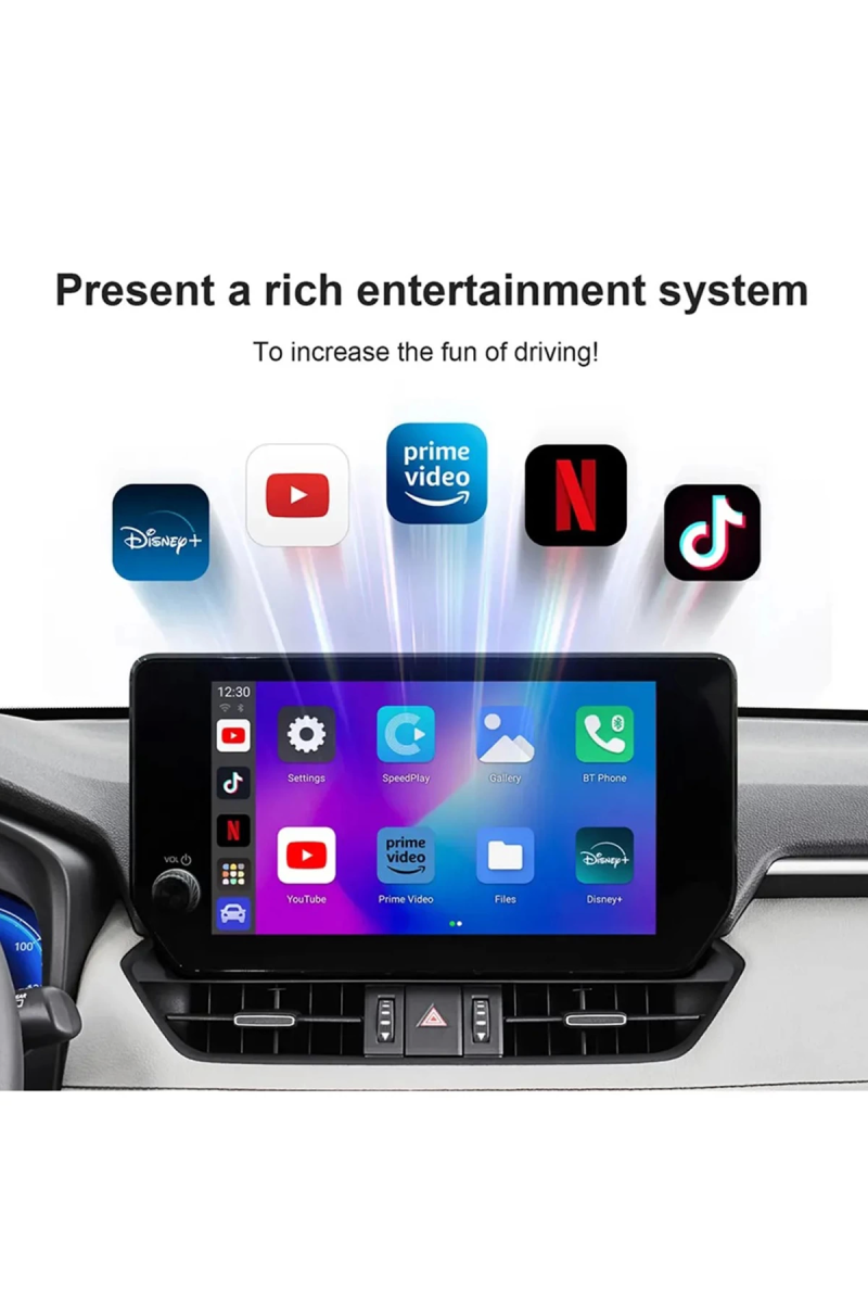Wireless Carplay Android Araba 4 Çekirdekli Akıcı Fullhd 1080p Wifi 2.4/5g 2gb/32gb - Görsel 2
