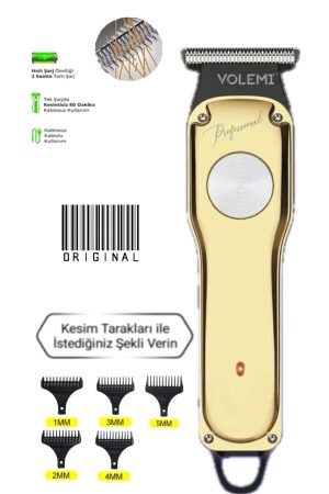 00085 Profesyonel Usb Şarjlı Berber Tıraş Makinesi Saç Sakal Tıraş Makinası Erkek Bakım Seti Kapıda Ödeme