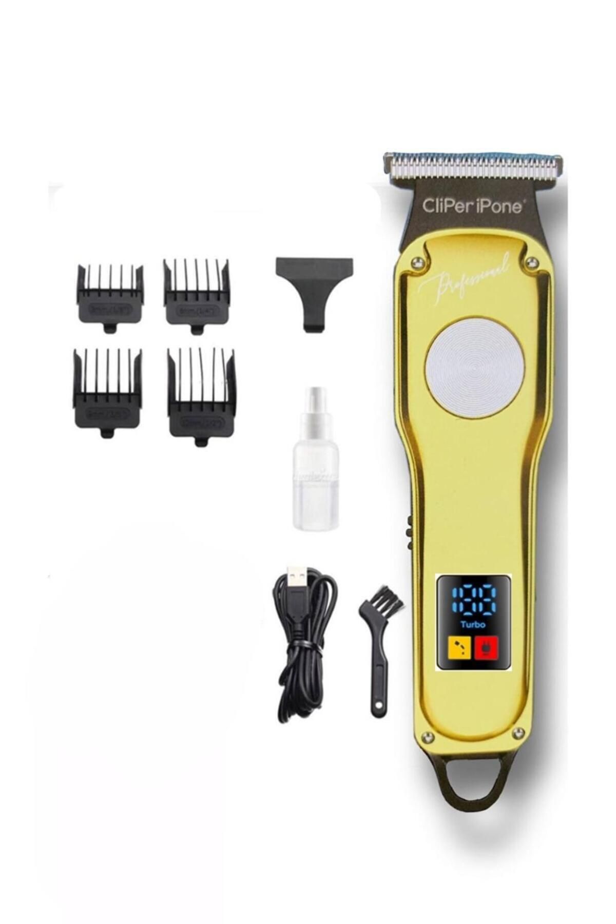 Volemi 00086 Profesyonel Sakal Ense Çizim Epilasyon Öncesi Dijital Göstergeli Tıraş Makinesi Kapıda Ödeme - Görsel 2