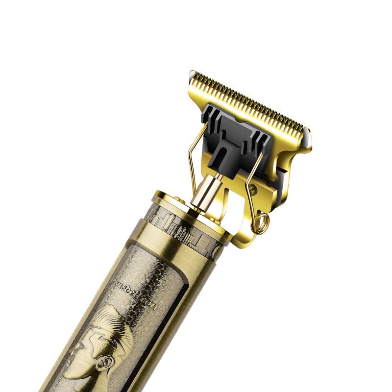 PS-033 Çelik Kasa Profesyonel T-bıçak Saç Sakal Ense Ve Çizim Tıraş Makinesi Kapıda Ödeme - Görsel 2