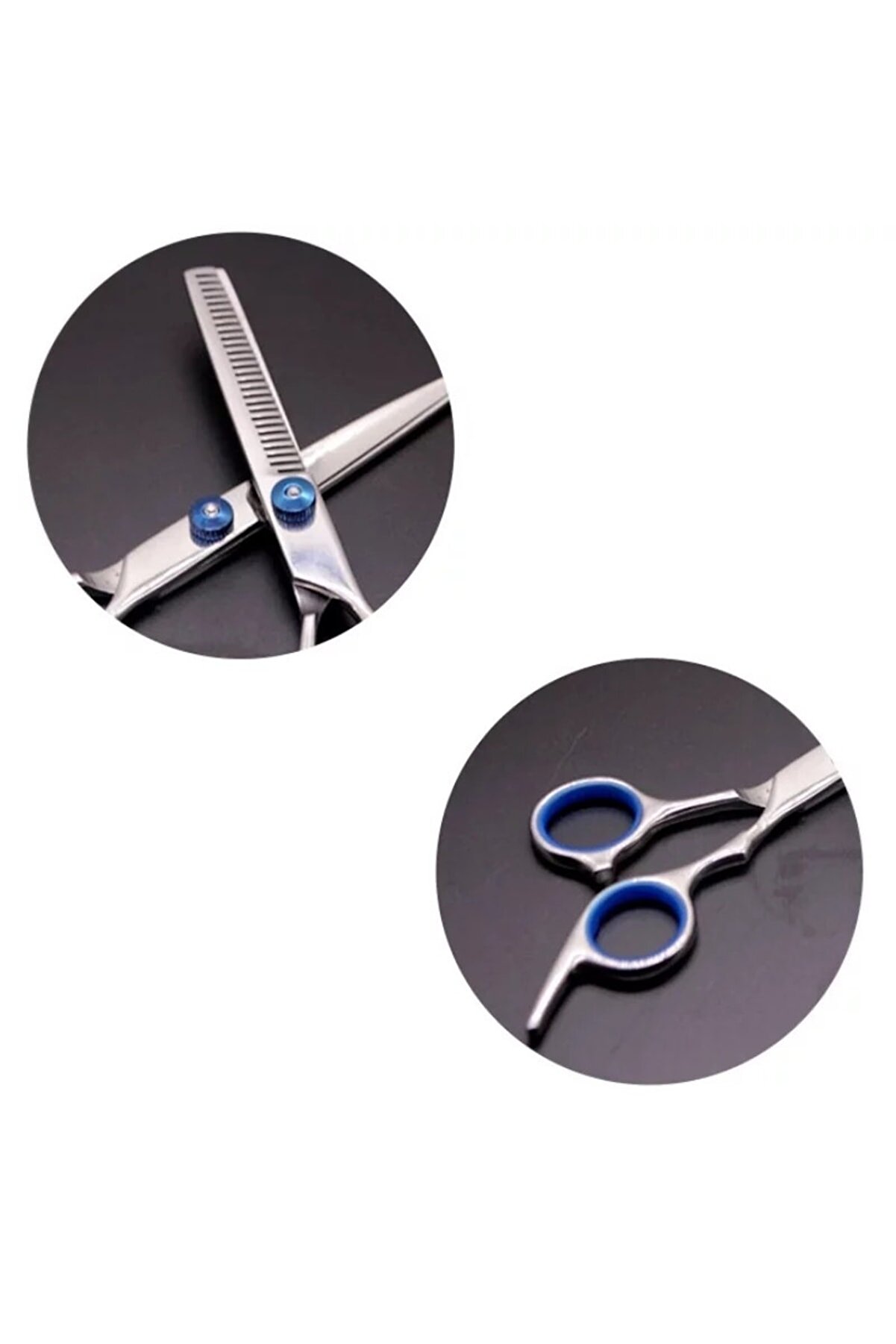 PD-05 6 Inç 17 cm Kuaför Berber Profesyonel Saç Kesme Ara Makası Kapıda Ödeme - Görsel 3